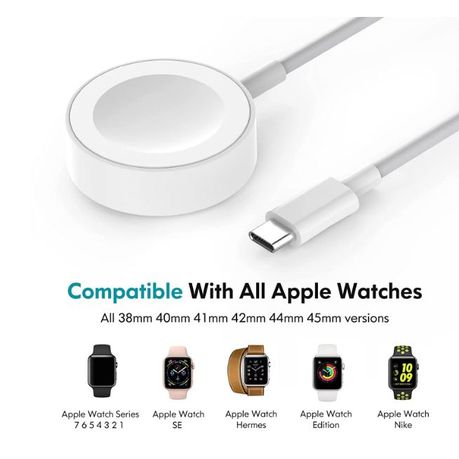 Apple Watch Magnetic Fast Charger to USB Type-C Cable - 1m