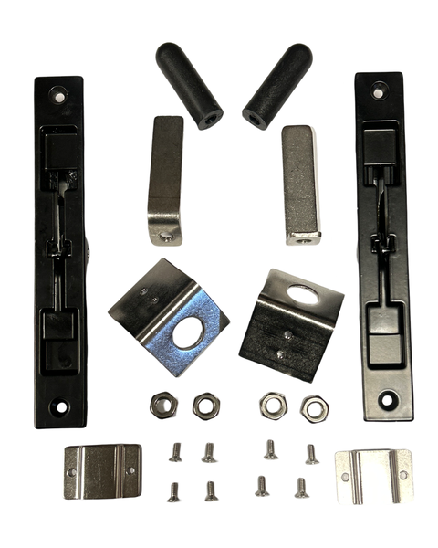 Flush Bolt Double Action Kit for Aluminium Doors Combo 2- Bronze/Silver