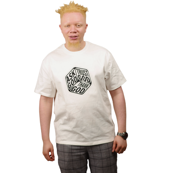 Ask Trust and Thank God Christian T-Shirt