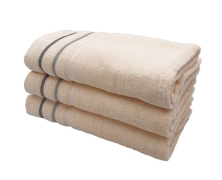 3 pcs Cozitems Cotton Bath Towel Set - Soft,Durable,Light Weight(70x140cm)