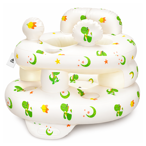 Topika Inflatable Support Chair, Anti-Fall, Hold Baby Bottle,Squeezable Toy