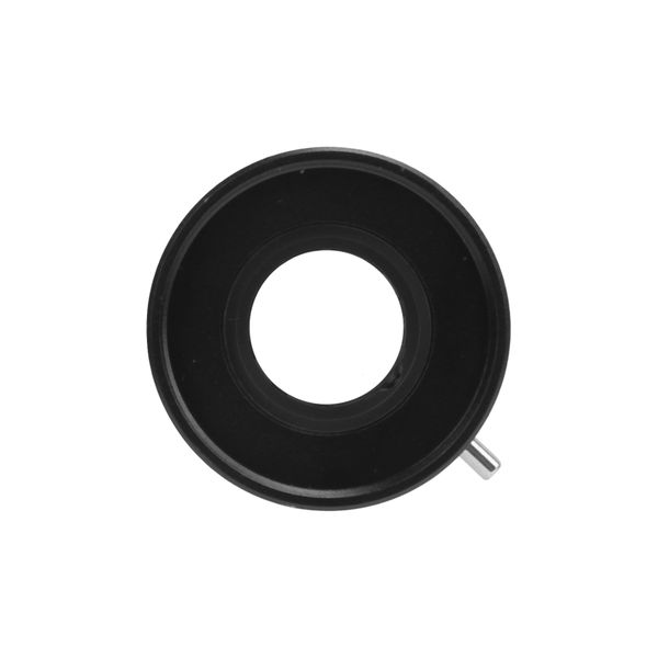 C-mount to CS-mount adapter with 1-12mm aperture