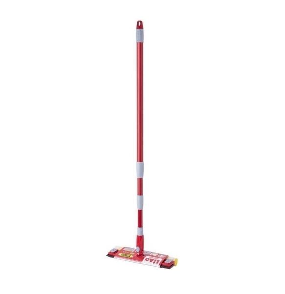 Double-Sided Window Squeegee with 180cm Telescopic Metal Handle