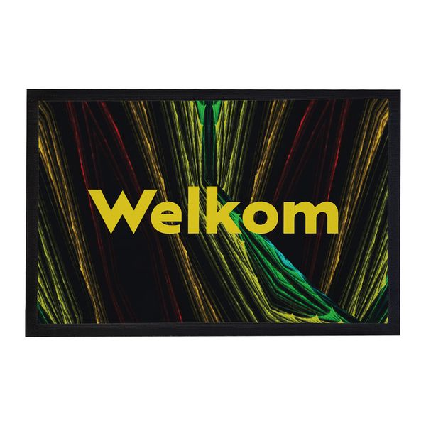 Green And Gold Door Mat