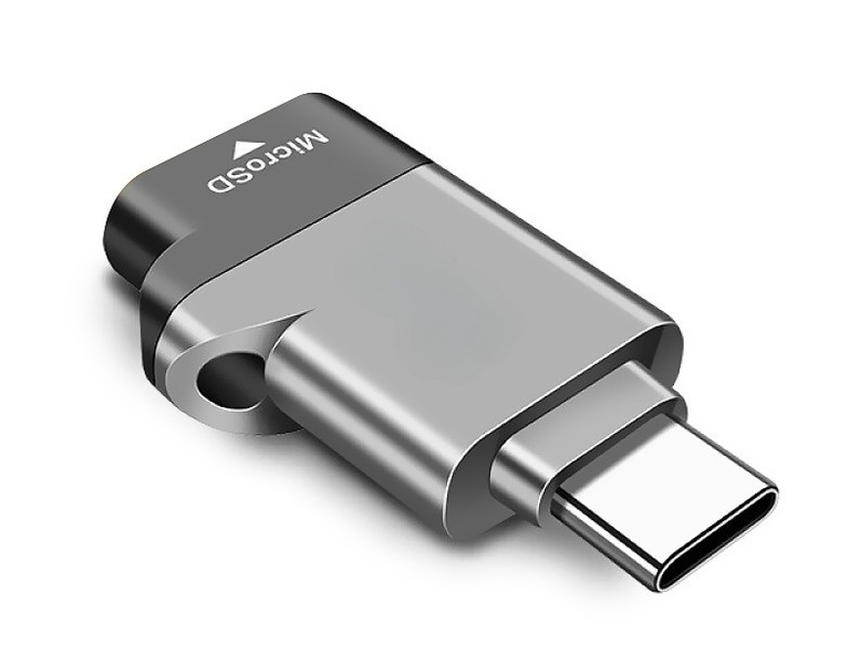 C356 Type-C MicroSD Card Reader with USB 3.0 Supports MicroSDXC, MicroSDHC