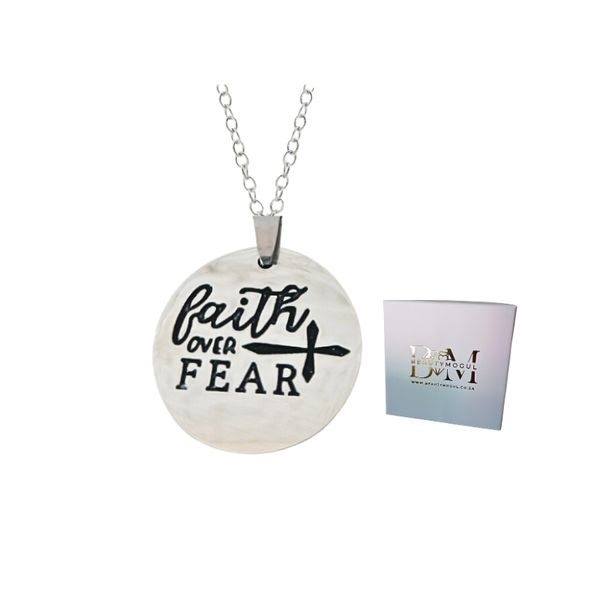 Faith Over Fear Necklace