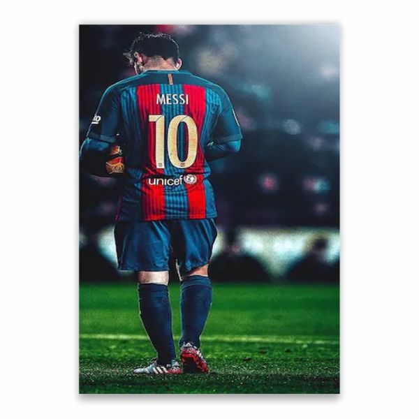 Messi Barcelona Number 10 Poster - A1