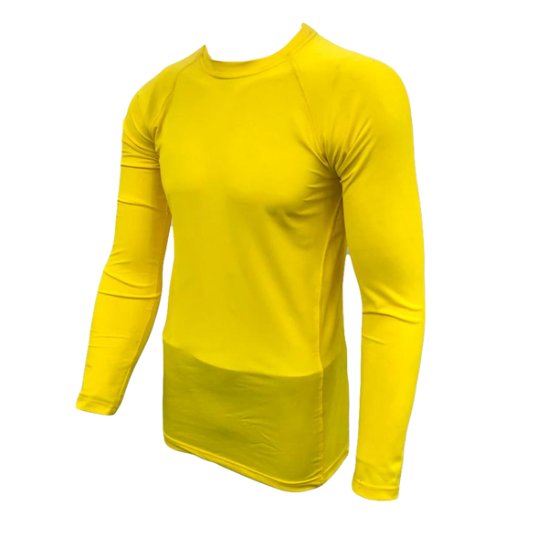 Mitzuma Compression Long Sleeve Tee - Yellow