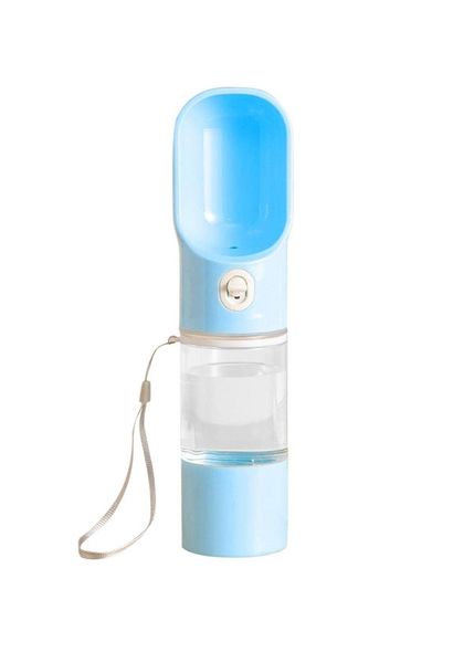 Boss 2 In1 Adjustable Flow Leak Proof Pet Water Bottle&amp;Food Container-200ml