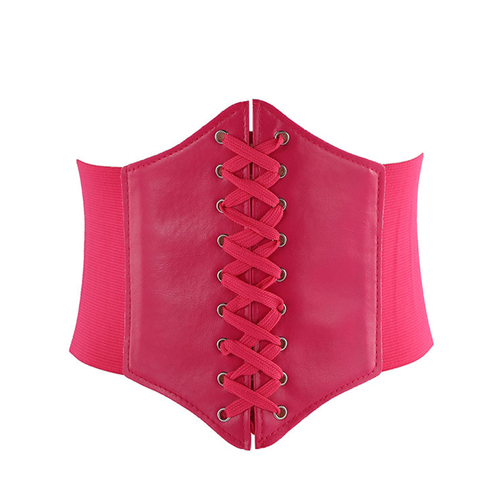Women Corset Cinch Belt Lace-up Elastic Waist Belt | Shop Today. Get it ...