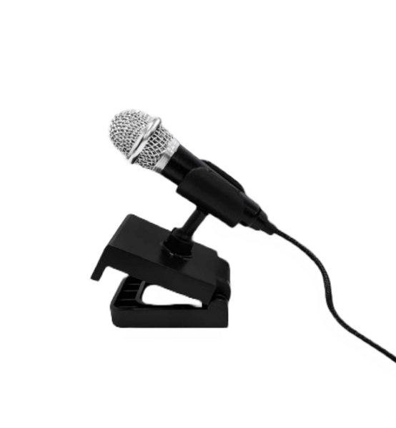 Quality Mini Condenser Vlogging Microphone &amp; Stand with Noise Reduction