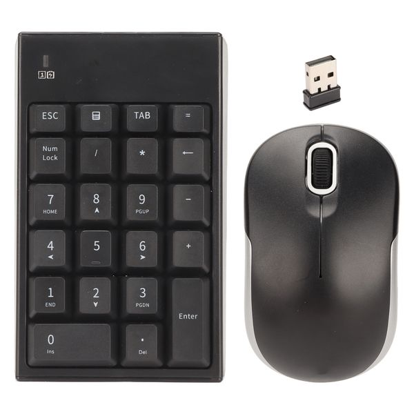 Number Pad Mouse Banks 22 Key Wireless Combo