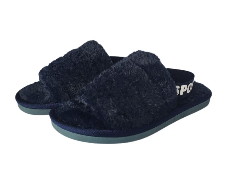 Winter Sport Women Slippers - Navy