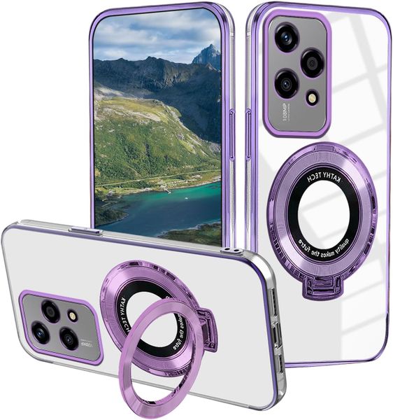 Ring Stand Clear Silicone Phone Case Compatible With Xiaomi Poco X7 Pro