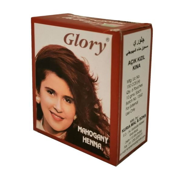 Glory Henna Hair dye - Mahogany - 1 Box