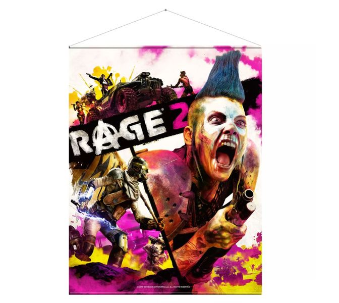 Official Rage 2: Wall Scroll "Key Art
