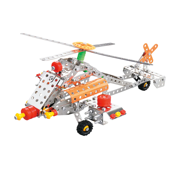 262Pcs Air Fighter Helicopter Model Building Kit STEM Education Toy
