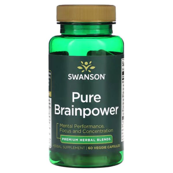 Swanson Pure Brainpower - 60 Vegan Capsules