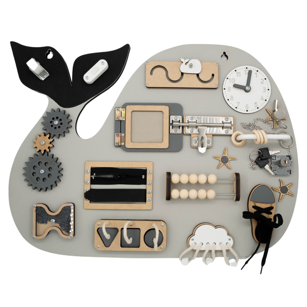 Kiani Wally the Whale Wall-Mounted Activity Board for Babies and Toddlers