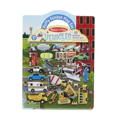 Melissa &amp; Doug Vehicles Puffy Sticker Set