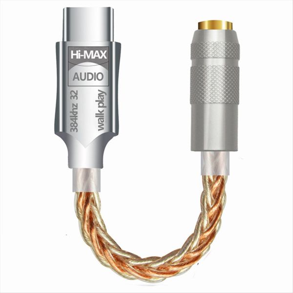 Type C to 3.5mm HiFi DAC Earphone Adapter USB C Audio Decoder AMP Adapter C