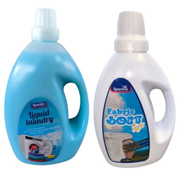 Sparkle Combo Liquid Laundry and Fabric Soft
