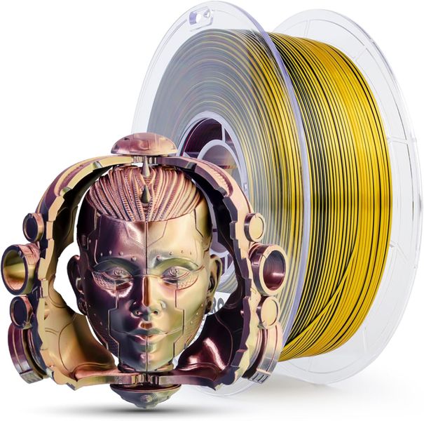 ZIRO Tri-colour Silk PLA Filament 1.75mm