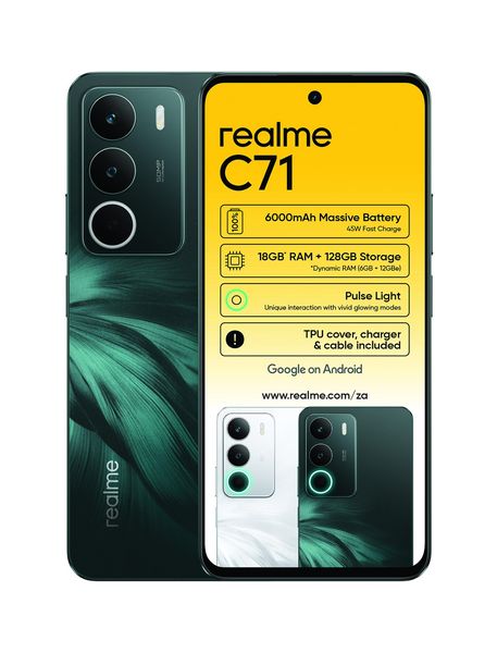 realme C71 Andriod Smartphone - Forest Owl