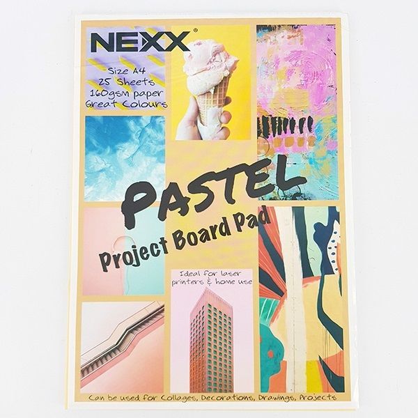 NEXX - Project Pad Pastel Board A4 - 160GSM
