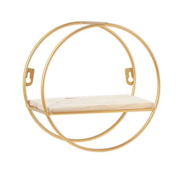 Home Decor Geometric Nordic Wall Hanging Shelf Decoration - Round