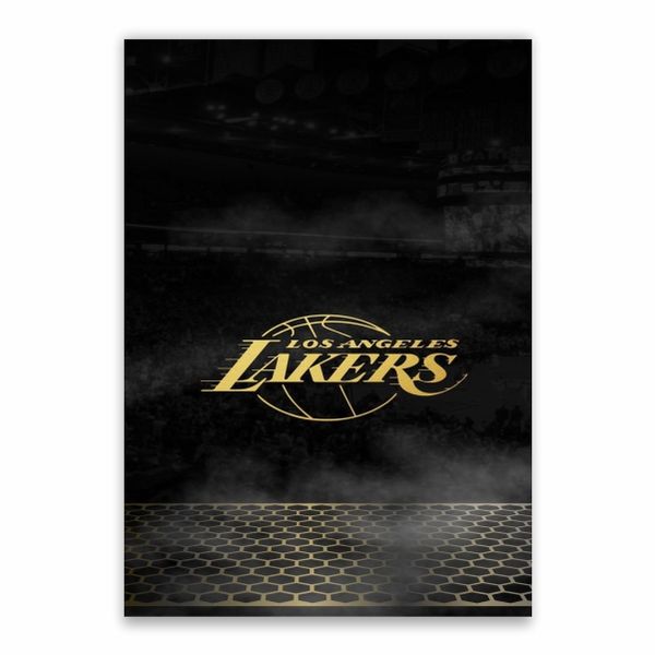 LA Lakers Gold Logo Poster - A1