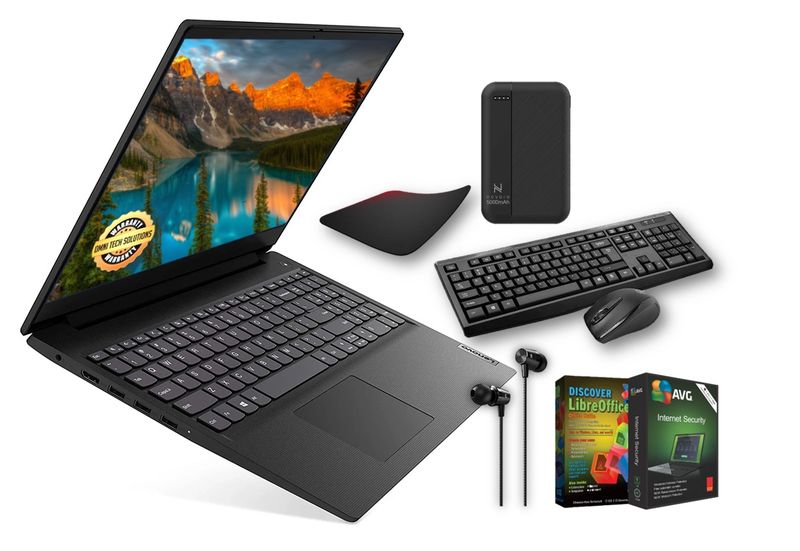 Lenovo IdeaPad 3 Celeron 8GB-256GB SSD 15.6"-Windows 11 Notebook