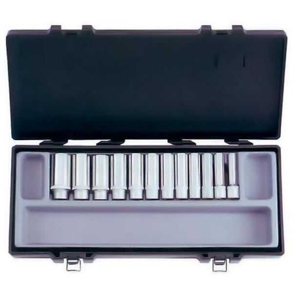 Force 12Pc 3/8" Deep Socket Set