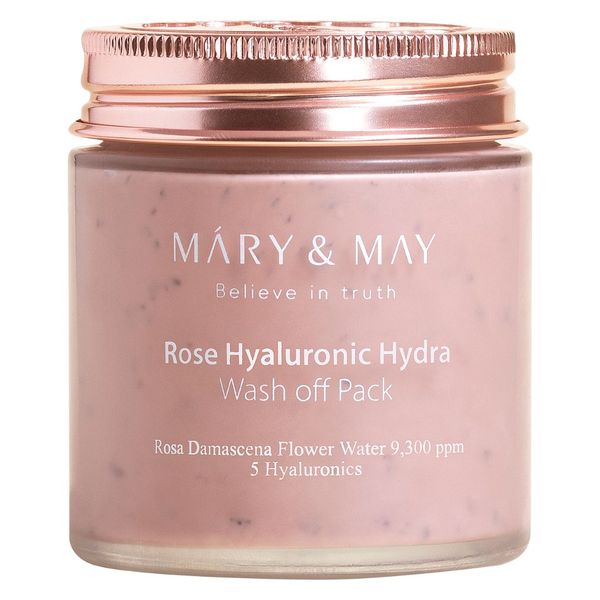 Mary &amp; May Rose Hyaluronic Hydra Wash Off Pack 125g