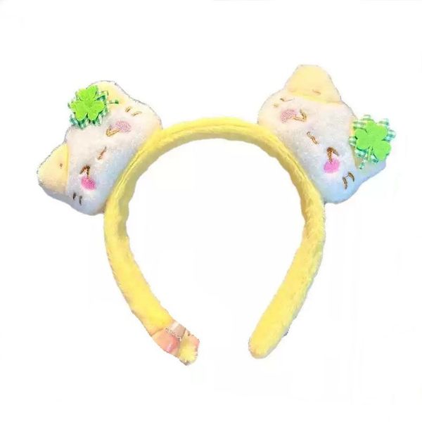 Four-Leaf Clover Kitty Headband for Wash Face
