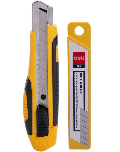 Deli Expect Cutter With 5 Pcs Blades - 2068