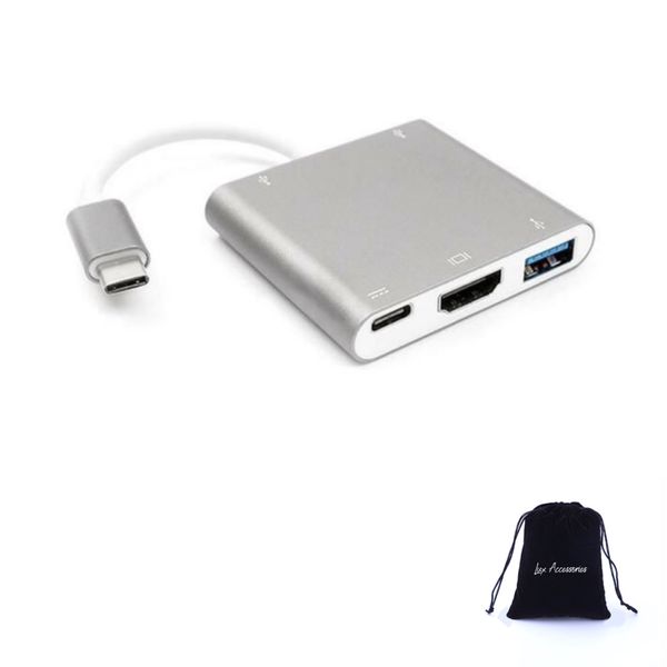 Lux 4K Type C To HDMI Multi-Port Adapter