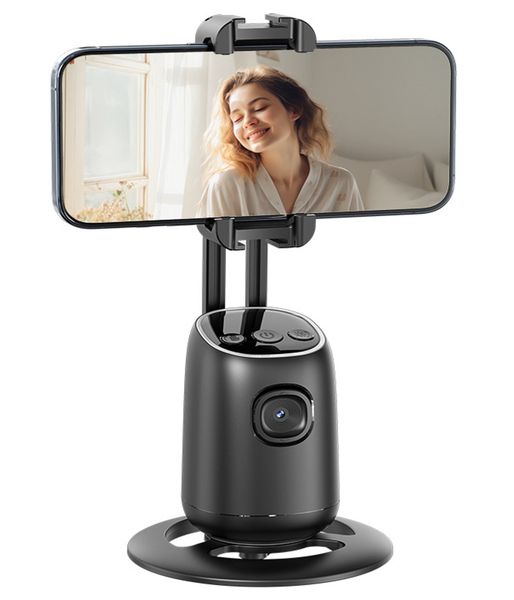 Auto Face Tracking Tripod 360 Rotating Cell Phone Photo and Video Stand