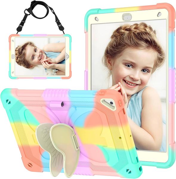 Compatible withiPad 9th/8th/7th Generation 10.2 Inch Cover with Strap