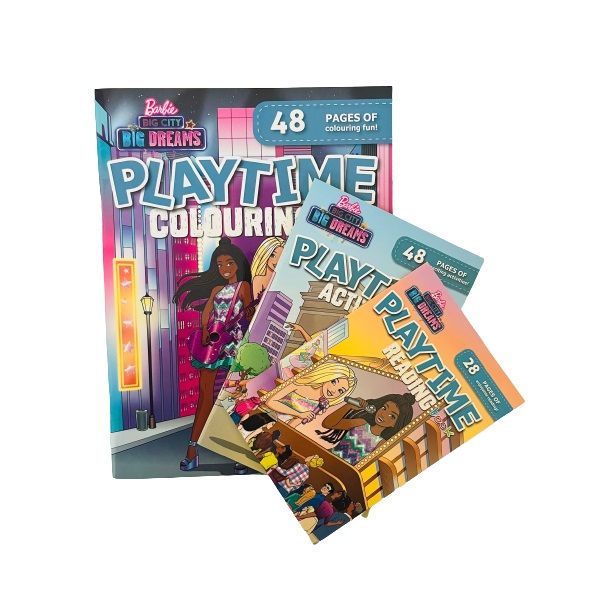 Barbie - Playtime Bumper Book Pack (3 Piece)