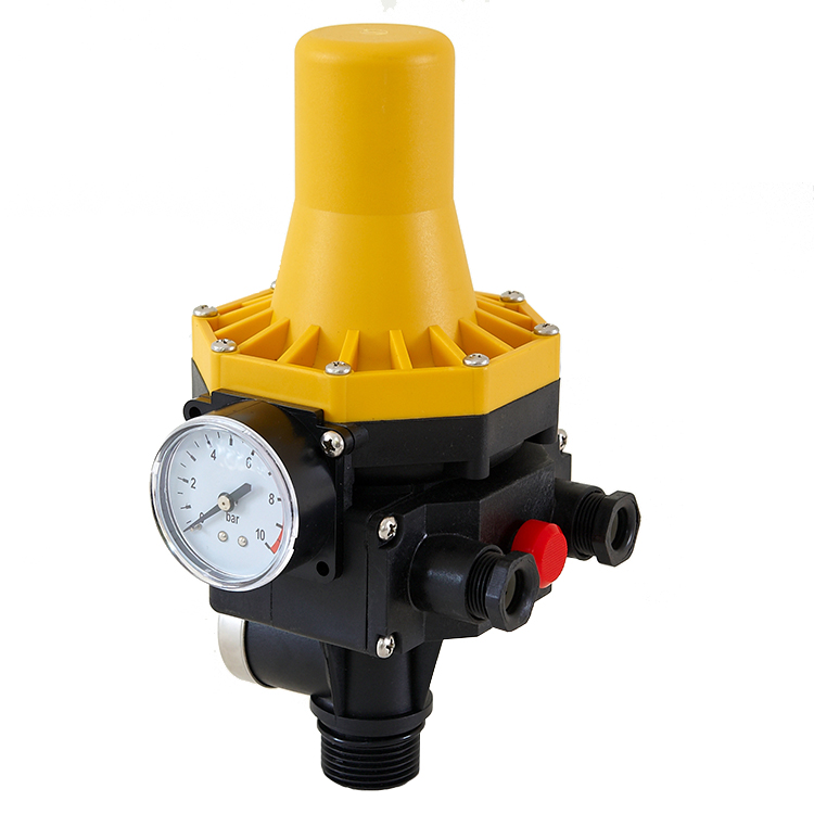 Water Pump Pressure Controller, Water Pump Switch with a Gauge