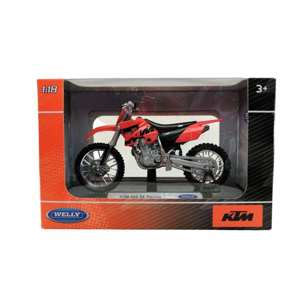Welly KTM 450 SX Racing Orange/Black - Scale 1:18 - (M)