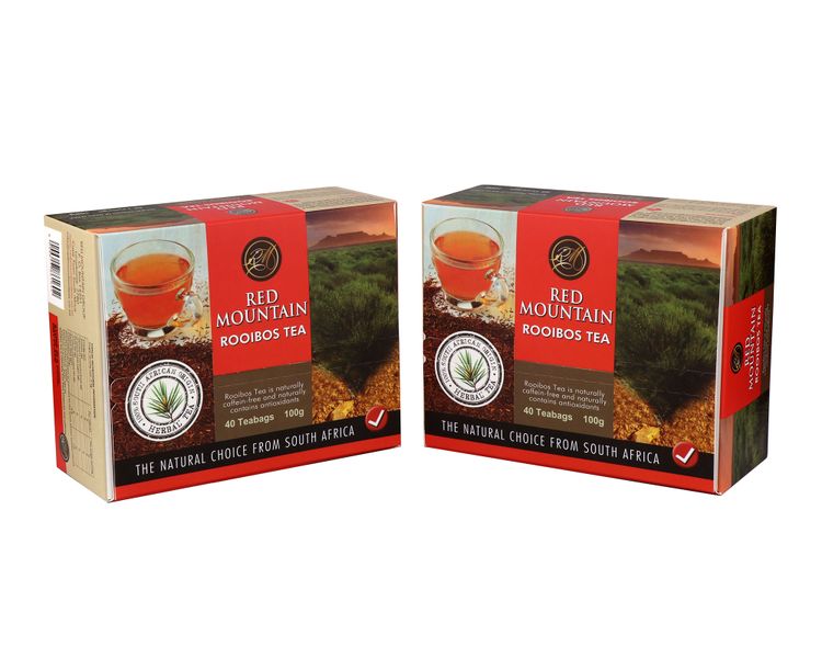 Red Mountain Rooibos Tea - 2 Pack (80 Tea Bags)