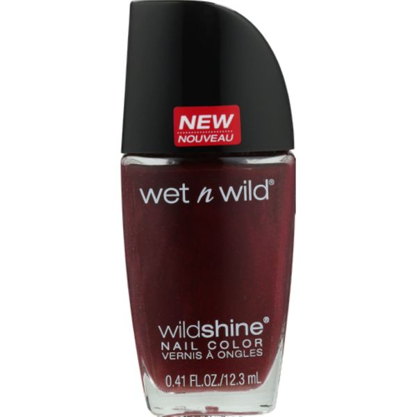 Wet n Wild Wild Shine Nail Color Burgundy Frost x 2