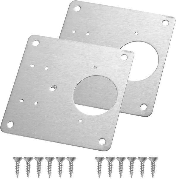 Micaiah Cupboard Cabinet Door Hinge Repair Plates 2 Pack