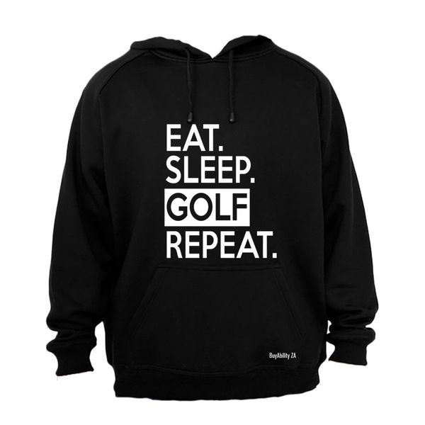 Eat - Sleep - GOLF - Repeat Mens Hoodie