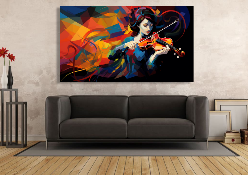 Canvas Wall Art - Musician Abstract Art - IM0947