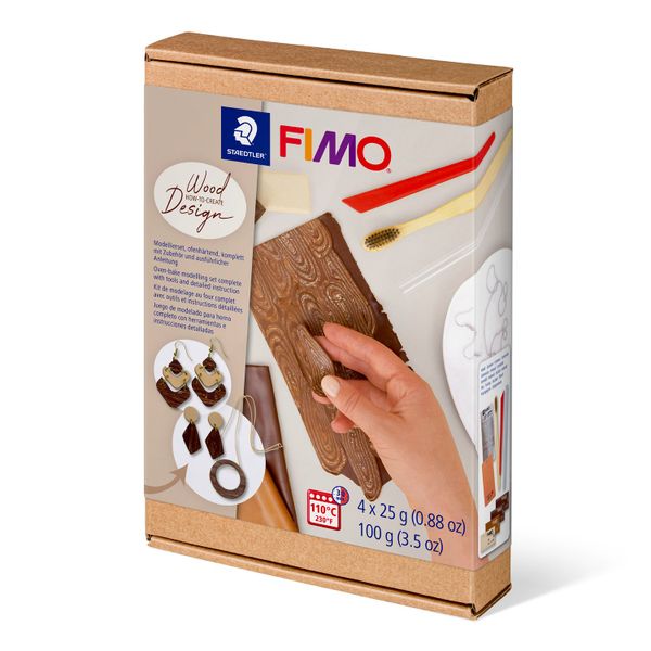 STAEDTLER Fimo Soft Oven - Bake Modelling Clay HTC Wood