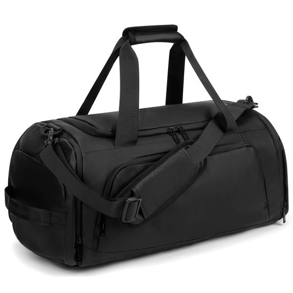 3 in 1 Convertible Travel Backpack 42L Waterproof Gym Bag Shoe Compartment