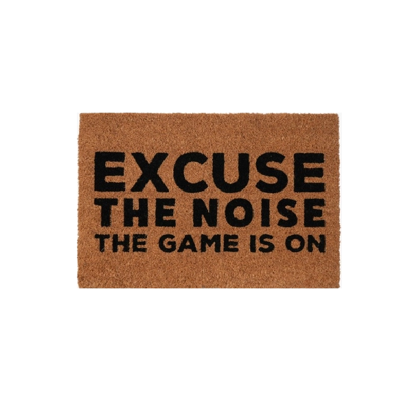 Kitro Cinnamon Coir Game On Rug, 40x60cm